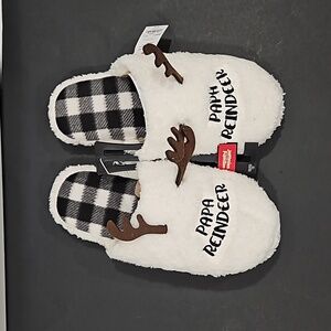 Jammies for Families Men's Christmas Slippers